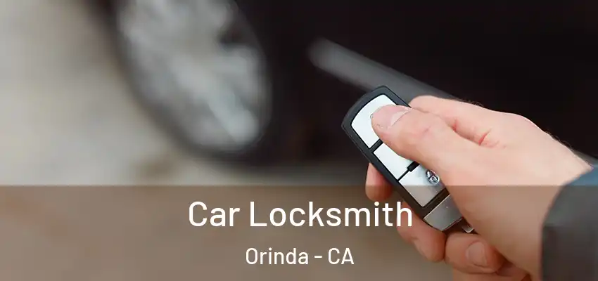 Car Locksmith Orinda - CA